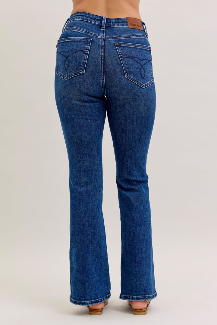 Judy Blue Tummy Control Bootcut- Short Inseam