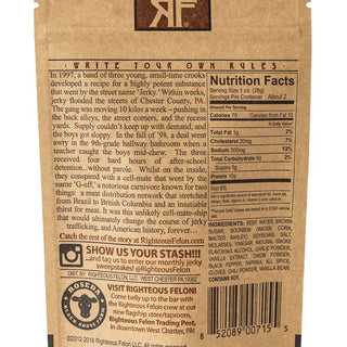 Bourbon Franklin Beef Jerky 2oz