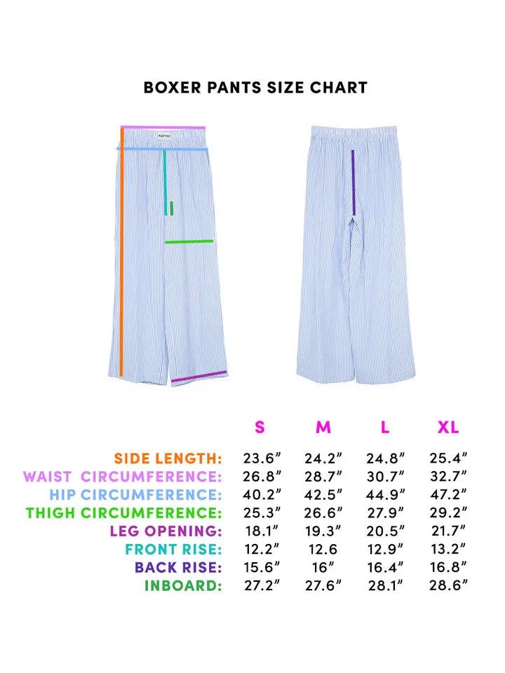 Polka Dot Boxer Pants in Black