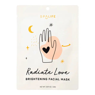 brightening face mask packet