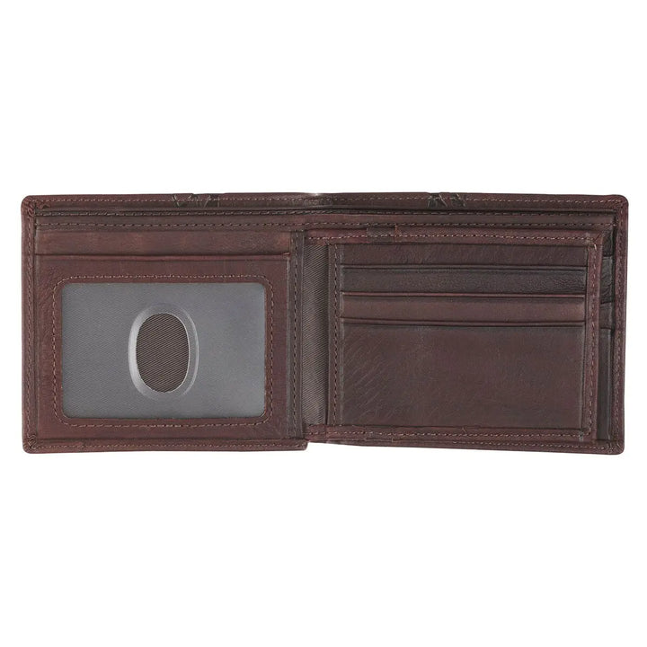 Brown Leather Crown of Thorns Wallet