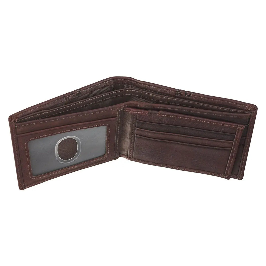 Brown Leather Crown of Thorns Wallet