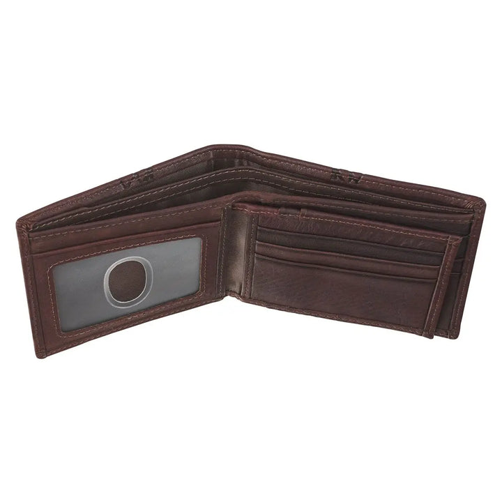 Brown Leather Crown of Thorns Wallet