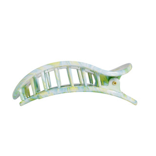 Teleties Flat Round Hair Clip- By the Sea Shore