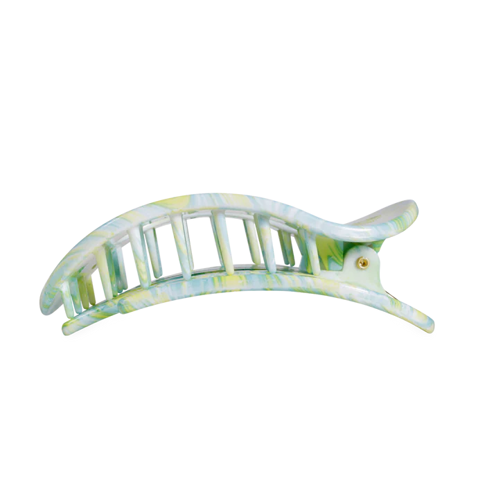 Teleties Flat Round Hair Clip- By the Sea Shore