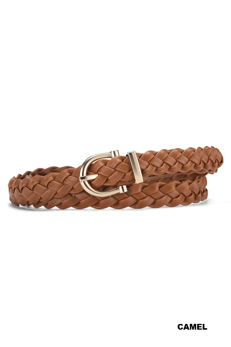 Woven Weave Pin Buckle Belt