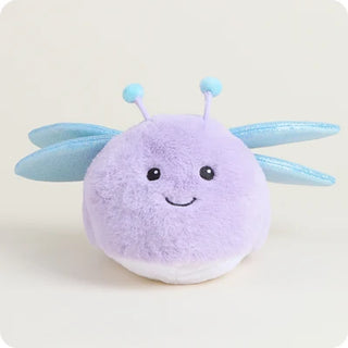 purple dragonfly plush toy with blue wings