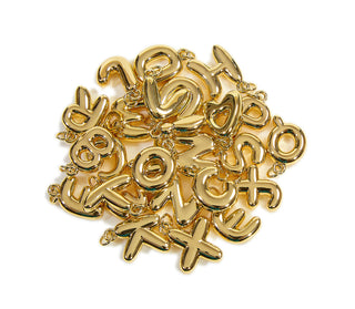 Bubble Letter Charm