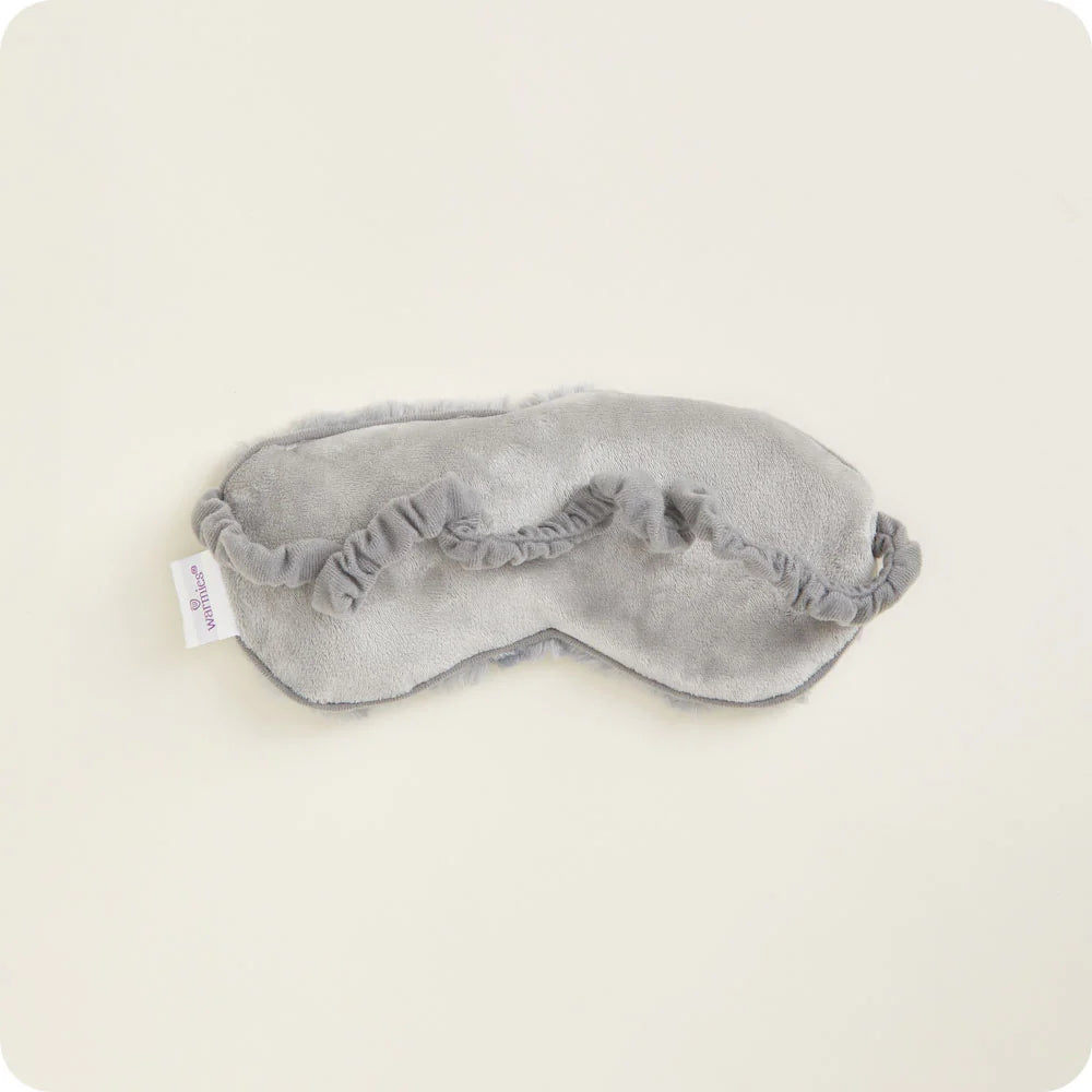 Curly Gray Warmies Eye Mask