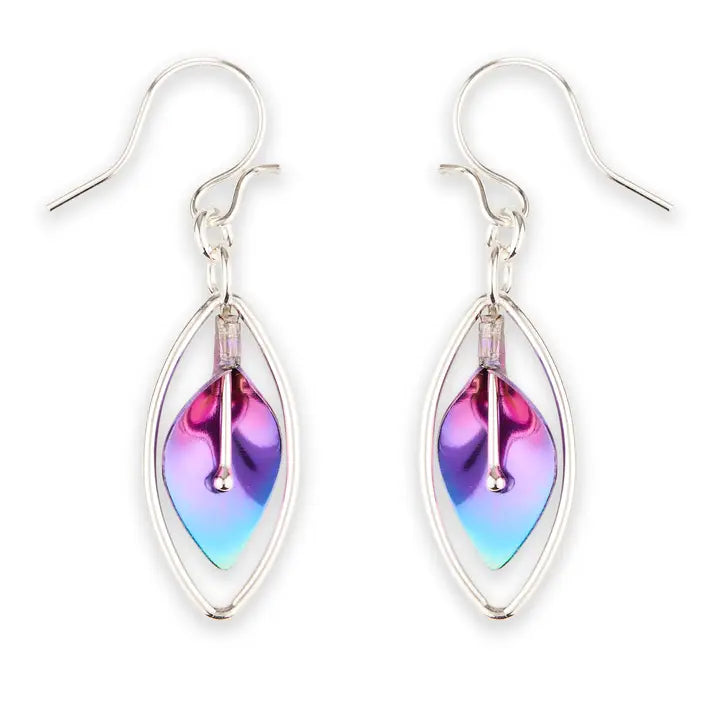 Calla Lily Vase Dangle Earrings