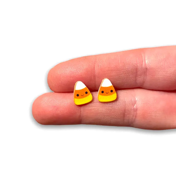 Candy Corn Earrings