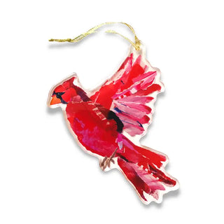 Lauren Dunn- Cardinal in Flight Acrylic Ornament