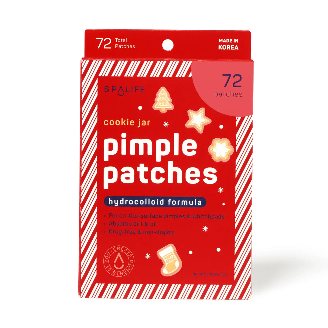 SpaLife cookie jar pimple patches packaging on a white background