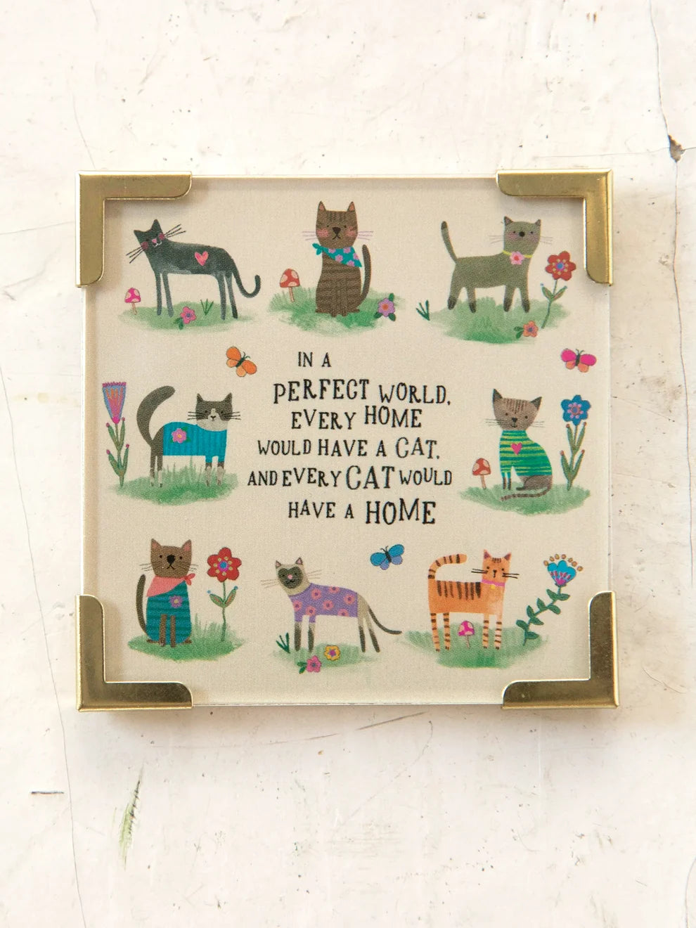 magnet with cat design