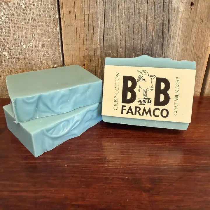 Light Blue Bar of Goat Milk Soap