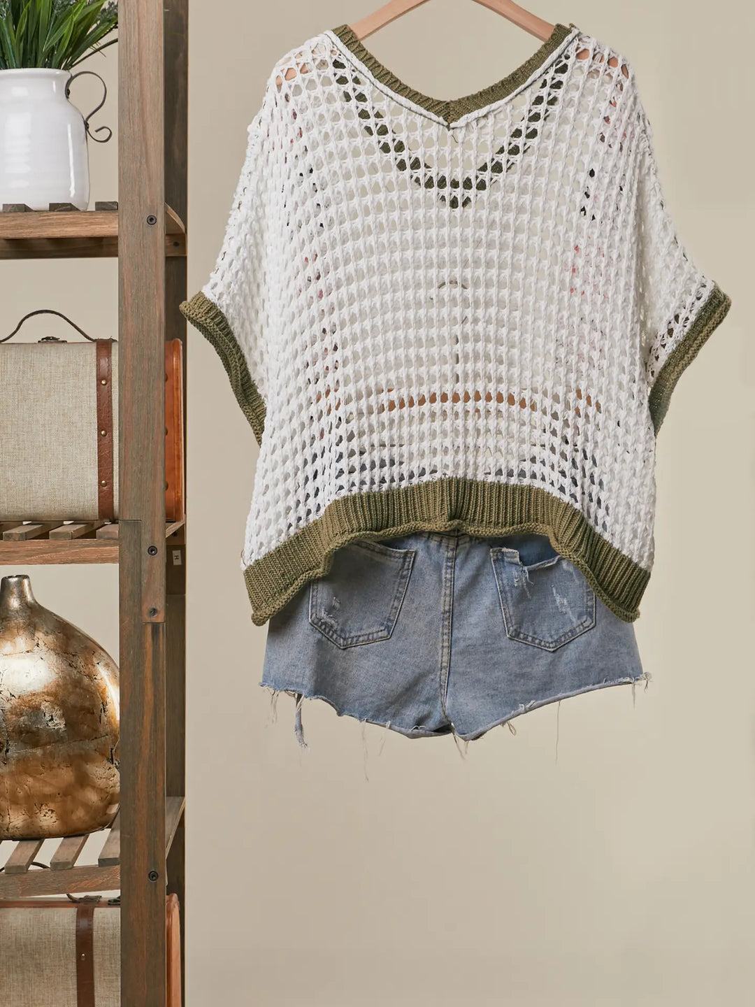 Crochet Oversized Open Sweater