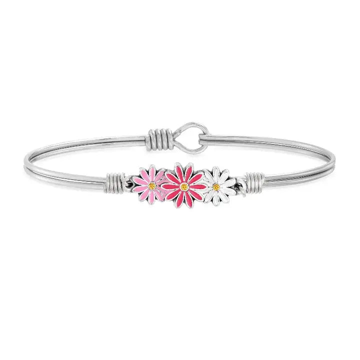 Daisies Bangle Bracelet