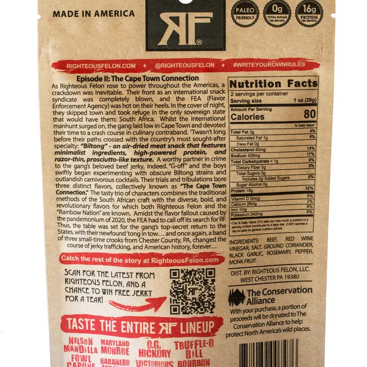 Darth Garlic Biltong 2oz