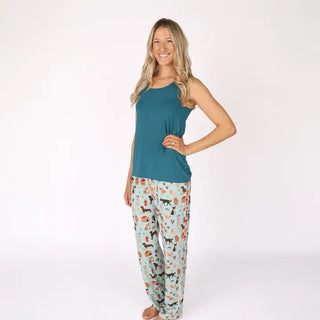 Unisex Bamboo Pajama Pants- Dogs Bark