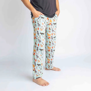Unisex Bamboo Pajama Pants- Dogs Bark