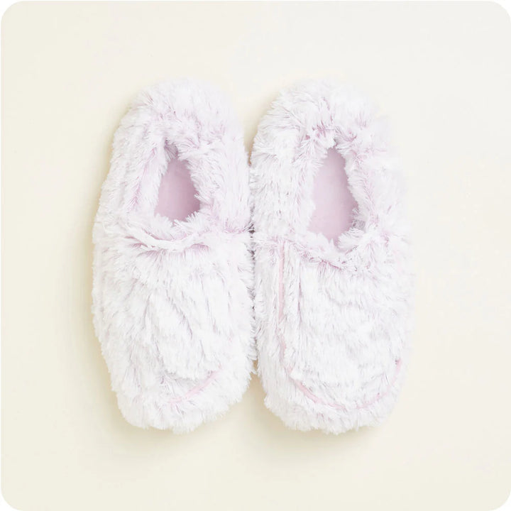 Lavender Marshmallow Warmies Slippers