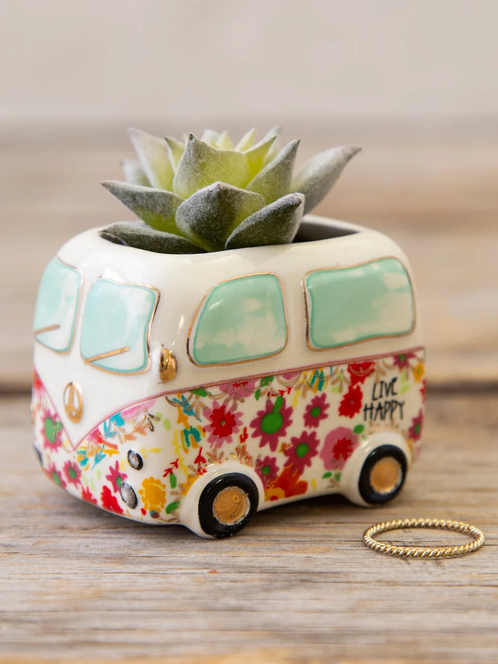 Tiny Faux Succulents- Van