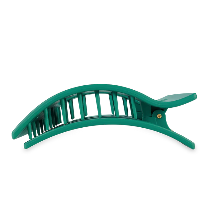 Teleties Flat Rectangle Hair Clip- Fir Real