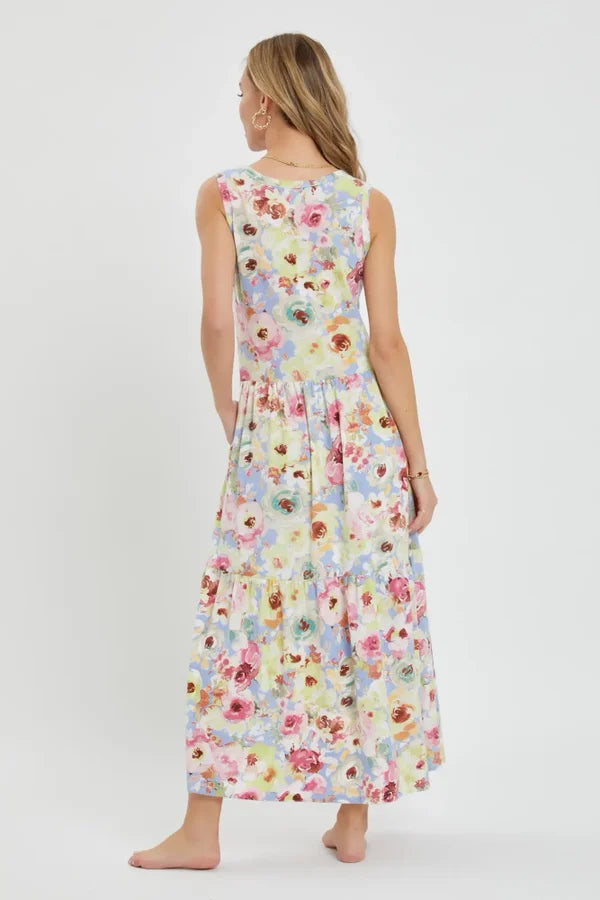 Sweet Floral Maxi Dress