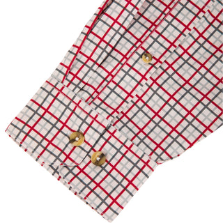 Drake Frat Tattersall Button-Down Long Sleeve Shirt