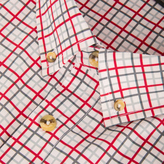 Drake Frat Tattersall Button-Down Long Sleeve Shirt