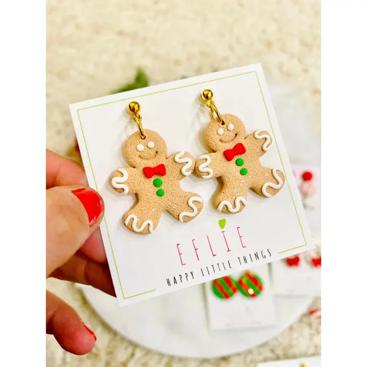 gingerbread earrings