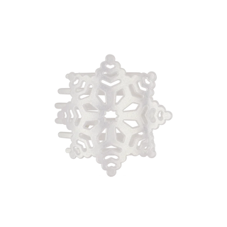 Teleties Glitter Snowflake Flat Hair Clip