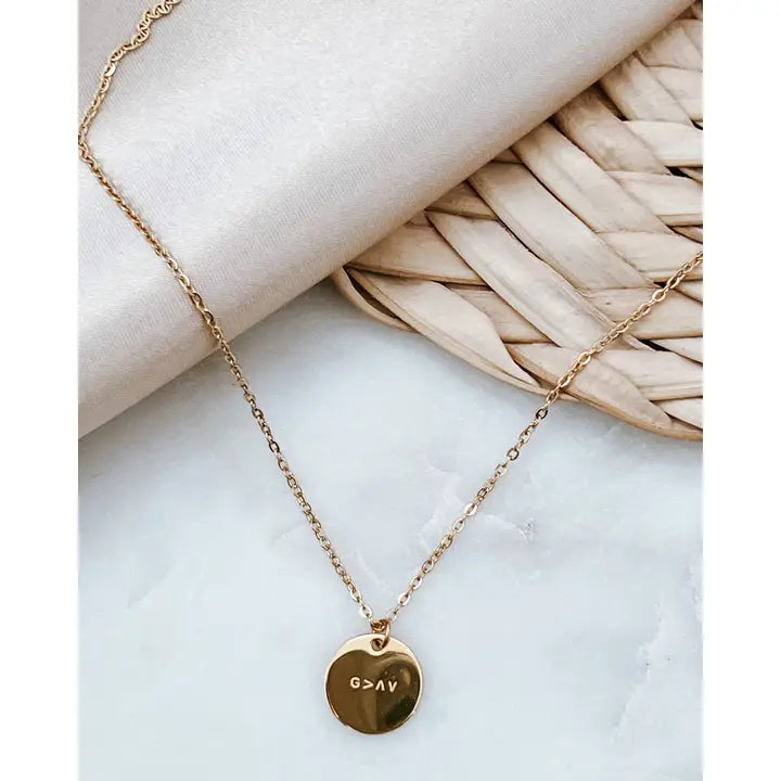 God is Greater Waterproof Necklace