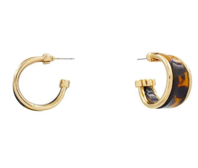 Gold Tortoise Earrings