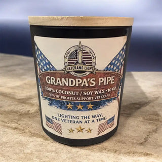 Veteran's Light Candle Grandpa's Pipe