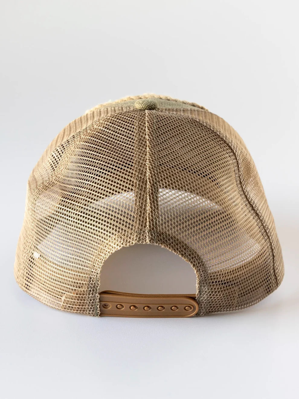 Granny Square Trucker Hat in Green