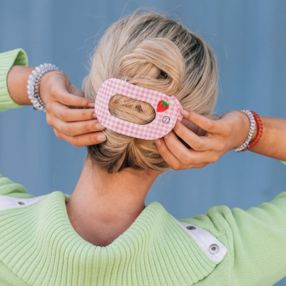 Teleties Flat Round Hair Clip- Handpicked