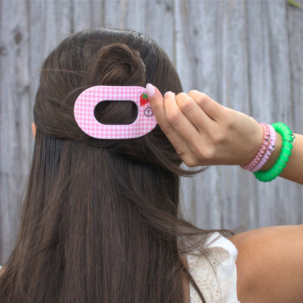Teleties Flat Round Hair Clip- Handpicked