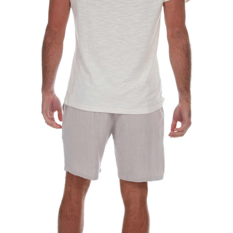 Harry Linen Shorts in Almond Milk