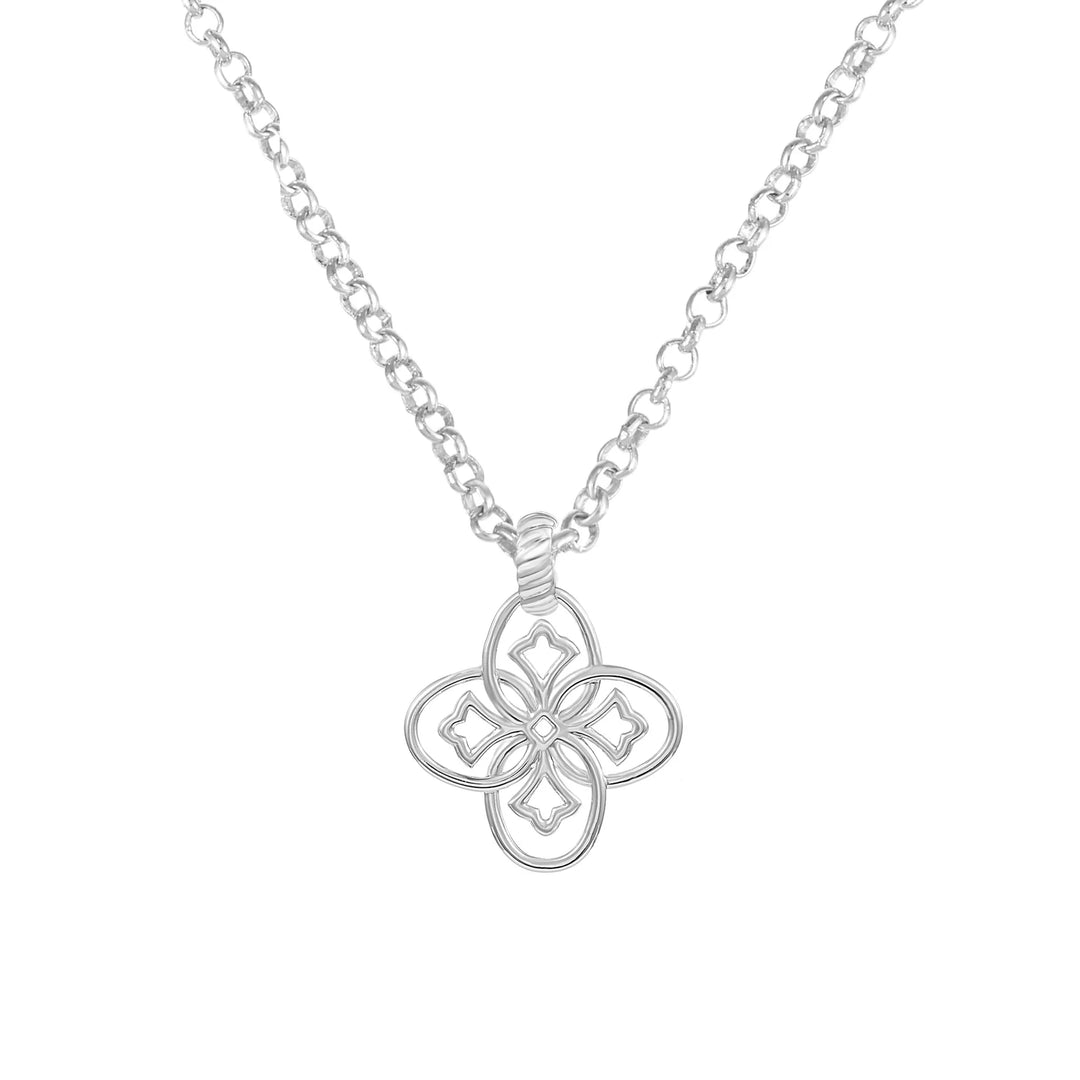 Natalie Wood Designs- Heritage Drop Silver Necklace