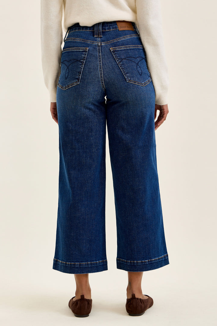 Judy Blue High Waist Tummy Control Ankle Wide