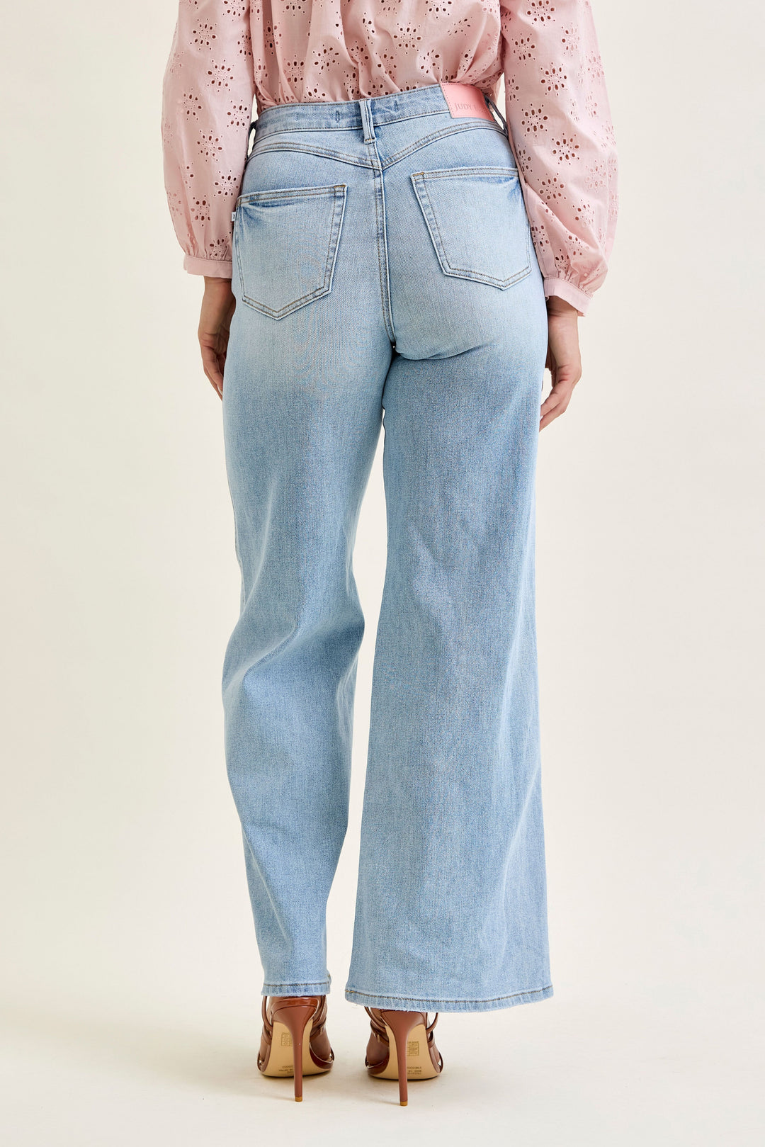 Judy Blue High Waist Tummy Control Retro Wide