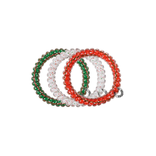 Teleties Small Coil Hair Ties- Holiday Confetti