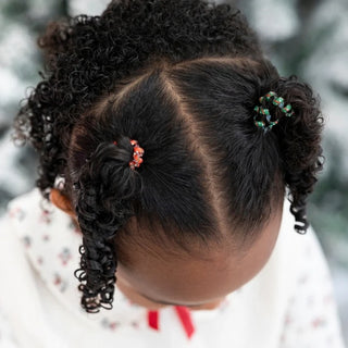 Teleties Tiny Coil Hair Ties- Holiday Confetti