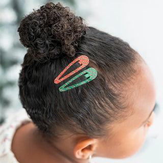 Teleties Holiday Confetti Hair Clips - 6 Pack