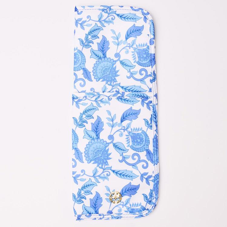 Floral patterned product on a white background