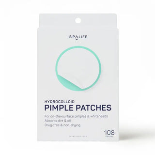 SpaLife hydrocolloid pimple patches packaging on a white background