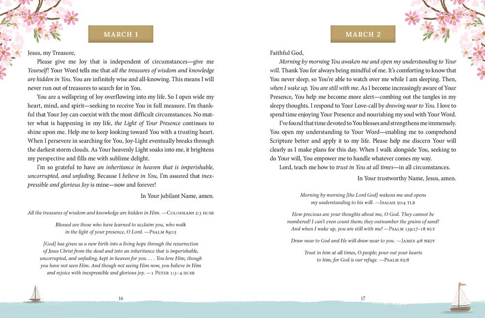 Jesus Listens: Prayers for Every Season: A 365-Day Illustrated Prayer Book