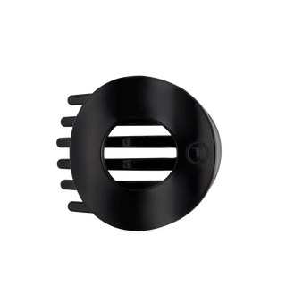 black circle shaped flat clip