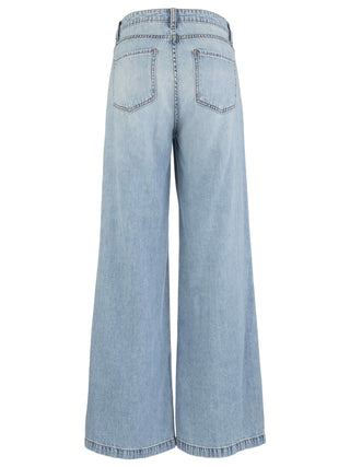 Jodi High Rise Wide Leg Lightweight Denim